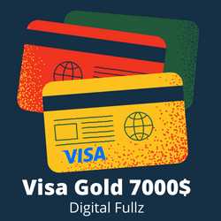 7000$ balanced Visa Gold DUMP + FULLZ | USA