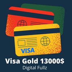 13000$ balanced Visa Gold DUMP + FULLZ | USA